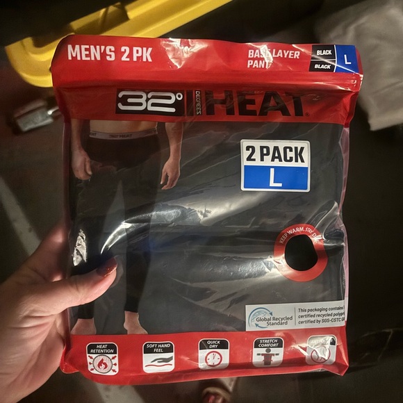 32 Degrees Other - 32 Degrees Men's Black Boxer Briefs 2 Pack